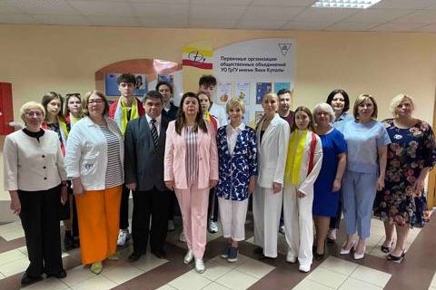 Делегация из Международного института экономики и лингвистики Иркутского государственного университета в ГрГУ имени Янки Купалы